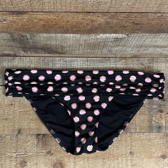 Victoria's Secret Miraculous Polka Dot Push Up Halter Bikini Top 34C Bottoms Med - Picture 10 of 15